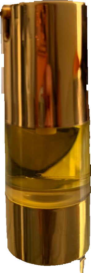TressVita Hair Growth Oil — gold airless pump bottle
